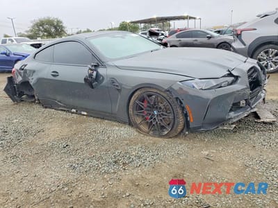 Czwarte zdjęcie samochodu z boku: 2025 BMW M4 COMPETITION VIN:WBS33HK01SCU60066 - miniatura