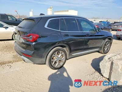 Trzecie zdjęcie samochodu z tyłu: 2023 BMW X3 XDRIVE30I VIN:5UX53DP0XP9P45434 - miniatura