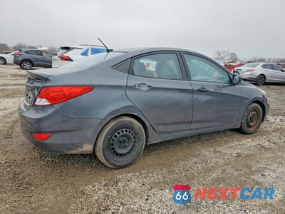 Trzecie zdjęcie samochodu z tyłu: 2012 HYUNDAI ACCENT GLS VIN:KMHCT4AE3CU116467 - miniatura