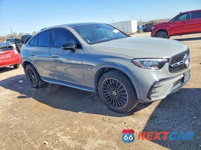 Czwarte zdjęcie samochodu z boku: 2024 MERCEDES-BENZ GLC COUPE 300 4MATIC VIN:W1NKJ4HB8RF127682 - miniatura