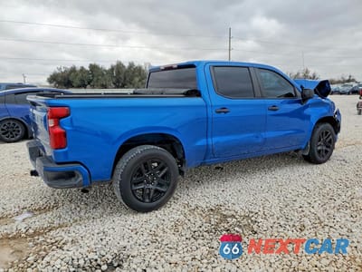 Trzecie zdjęcie samochodu z tyłu: 2022 CHEVROLET SILVERADO C1500 CUSTOM VIN:1GCPABEK3NZ567856 - miniatura