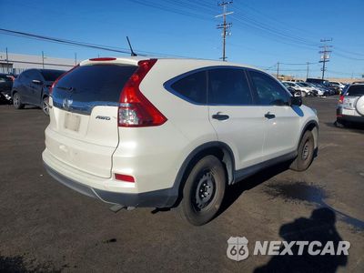 Trzecie zdjęcie samochodu z tyłu: 2015 HONDA CR-V LX VIN:5J6RM4H32FL113502 - miniatura