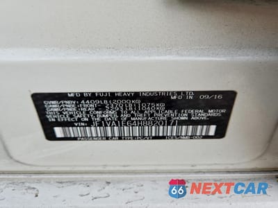 Zdjęcie 13 z 14 samochodu: 2017 SUBARU WRX PREMIUM VIN:JF1VA1E64H8820171 - miniatura