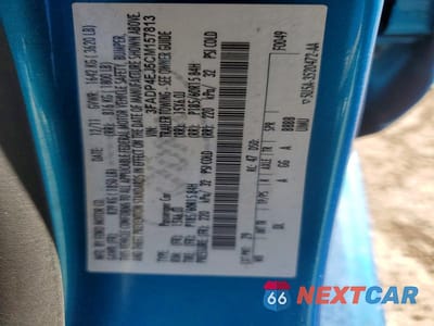 Zdjęcie 12 z 12 samochodu: 2012 FORD FIESTA SE VIN:3FADP4EJ5CM157813 - miniatura