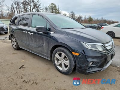 Czwarte zdjęcie samochodu z boku: 2019 HONDA ODYSSEY EX VIN:5FNRL6H50KB136957 - miniatura
