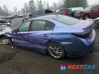 Drugie zdjęcie samochodu z przodu: 2020 INFINITI Q50 PURE VIN:JN1EV7AR5LM256406 - miniatura