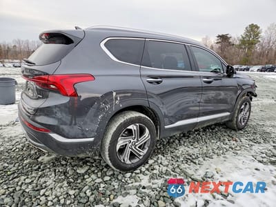 Trzecie zdjęcie samochodu z tyłu: 2021 HYUNDAI SANTA FE SEL VIN:5NMS6DAJ8MH369376 - miniatura