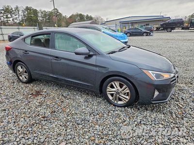 Czwarte zdjęcie samochodu z boku: 2020 HYUNDAI ELANTRA SEL VIN:5NPD84LF2LH569618 - miniatura