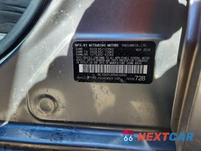 Zdjęcie 12 z 12 samochodu: 2017 MITSUBISHI MIRAGE ES VIN:ML32A3HJ6HH016840 - miniatura