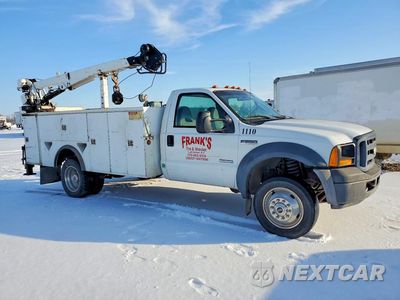 Czwarte zdjęcie samochodu z boku: 2006 FORD F550 SUPER DUTY UTILITY / SERVICE TRUCK VIN:1FDAF56P56ED35606 - miniatura