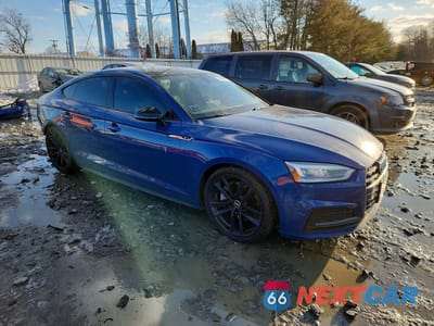 Czwarte zdjęcie samochodu z boku: 2019 AUDI A5 PREMIUM PLUS S-LINE VIN:WAUENCF52KA007098 - miniatura