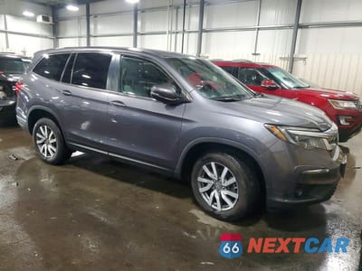 Czwarte zdjęcie samochodu z boku: 2022 HONDA PILOT EXL VIN:5FNYF6H51NB020965 - miniatura