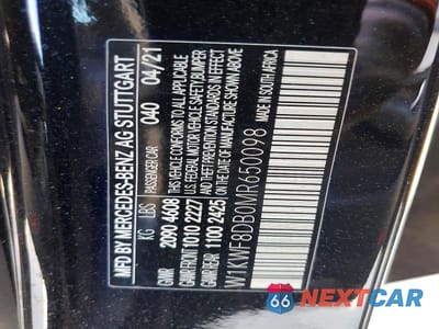 Zdjęcie 12 z 12 samochodu: 2021 MERCEDES-BENZ C 300 VIN:W1KWF8DB0MR650098 - miniatura