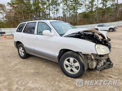 Czwarte zdjęcie samochodu z boku: 2005 HYUNDAI SANTA FE GLS VIN:KM8SC73D35U975188 - miniatura
