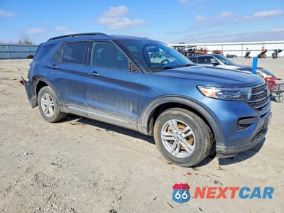 Czwarte zdjęcie samochodu z boku: 2020 FORD EXPLORER XLT VIN:1FMSK8DHXLGA78908 - miniatura