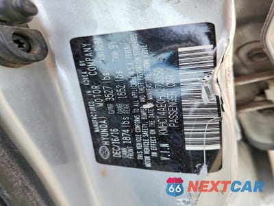 Zdjęcie 12 z 13 samochodu: 2017 HYUNDAI ACCENT SE VIN:KMHCT4AE0HU273350 - miniatura