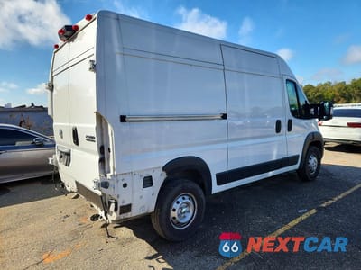 Trzecie zdjęcie samochodu z tyłu: 2023 RAM PROMASTER 2500 2500 HIGH VIN:3C6LRVCG3PE538015 - miniatura