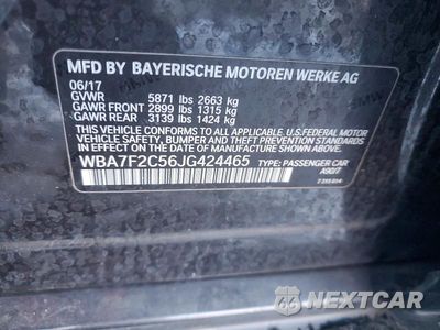 Zdjęcie 12 z 12 samochodu: 2018 BMW 750I XDRIVE VIN:WBA7F2C56JG424465 - miniatura