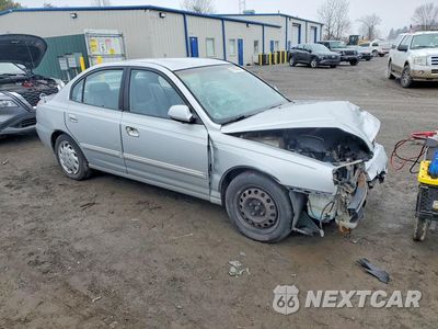 Czwarte zdjęcie samochodu z boku: 2004 HYUNDAI ELANTRA GLS VIN:KMHDN46D24U741118 - miniatura