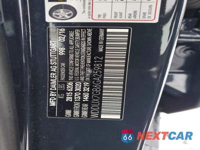 Zdjęcie 12 z 12 samochodu: 2016 MERCEDES-BENZ S MERCEDES-MAYBACH S600 VIN:WDDUX7GB6GA259812 - miniatura