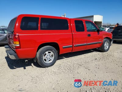 Trzecie zdjęcie samochodu z tyłu: 1999 CHEVROLET SILVERADO C1500 VIN:2GCEC19T0X1163035 - miniatura