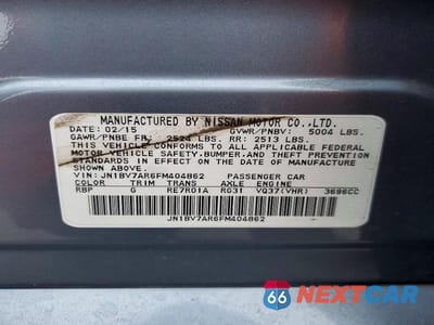 Zdjęcie 12 z 12 samochodu: 2015 INFINITI Q50 BASE VIN:JN1BV7AR6FM404862 - miniatura