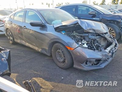 Czwarte zdjęcie samochodu z boku: 2019 HONDA CIVIC LX VIN:2HGFC2F68KH591378 - miniatura
