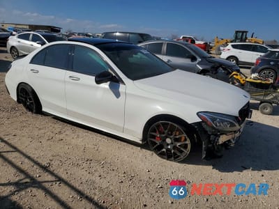 Czwarte zdjęcie samochodu z boku: 2017 MERCEDES-BENZ C 43 4MATIC AMG VIN:55SWF6EB9HU197686 - miniatura