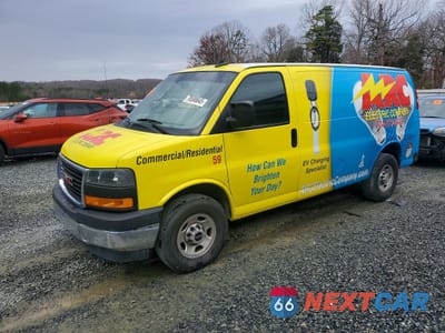 2022 GMC SAVANA 2500 CARGO UTILITY / SERVICE VAN 1GTW7AF77N1241426 - główne zdjęcie licytacji z USA - miniatura