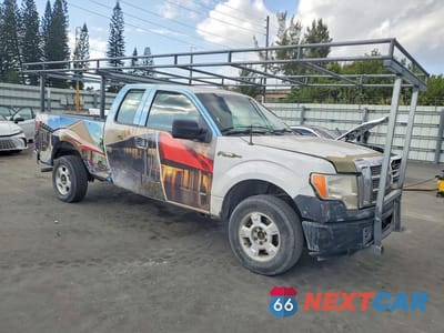 Czwarte zdjęcie samochodu z boku: 2010 FORD F150 SUPER CAB VIN:1FTEX1EW4AFB10925 - miniatura