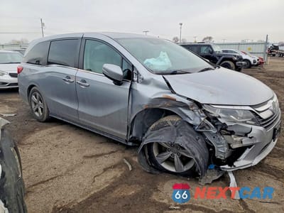 Czwarte zdjęcie samochodu z boku: 2019 HONDA ODYSSEY EXL VIN:5FNRL6H78KB105893 - miniatura