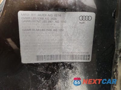 Zdjęcie 13 z 13 samochodu: 2014 AUDI Q5 VIN:WA1LFAFP6EA089588 - miniatura