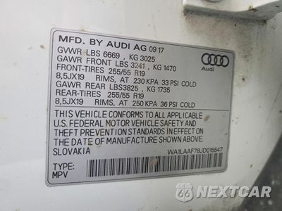 Zdjęcie 14 z 14 samochodu: 2018 AUDI Q7 PREMIUM PLUS VIN:WA1LAAF78JD015547 - miniatura