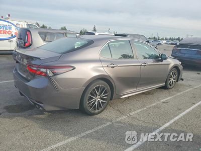 Trzecie zdjęcie samochodu z tyłu: 2023 TOYOTA CAMRY SE NIGHT SHADE VIN:4T1T11AK4PU806891 - miniatura
