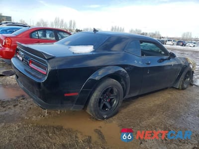 Trzecie zdjęcie samochodu z tyłu: 2018 DODGE CHALLENGER SRT DEMON VIN:2C3CDZH91JH101753 - miniatura