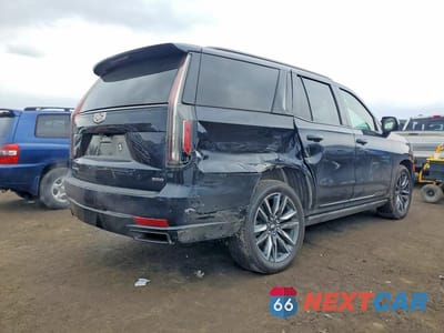 Trzecie zdjęcie samochodu z tyłu: 2022 CADILLAC ESCALADE SPORT VIN:1GYS4FKL5NR221839 - miniatura