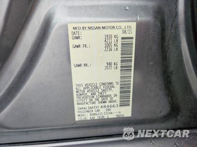 Zdjęcie 12 z 12 samochodu: 2015 NISSAN ALTIMA 2.5 VIN:1N4AL3AP2FC484663 - miniatura