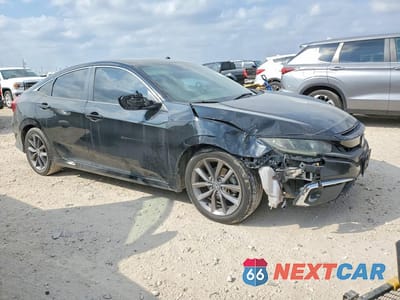 Czwarte zdjęcie samochodu z boku: 2019 HONDA CIVIC EX VIN:19XFC1F3XKE020257 - miniatura