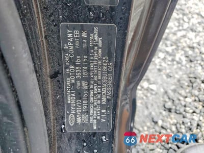 Zdjęcie 12 z 12 samochodu: 2011 HYUNDAI ACCENT GS VIN:KMHCM3AC9BU186625 - miniatura