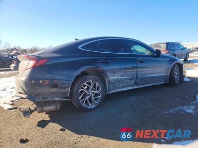 Trzecie zdjęcie samochodu z tyłu: 2021 HYUNDAI SONATA SEL VIN:5NPEL4JA7MH087996 - miniatura