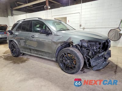 Czwarte zdjęcie samochodu z boku: 2021 MERCEDES-BENZ GLE AMG 53 4MATIC VIN:4JGFB6BB5MA480327 - miniatura