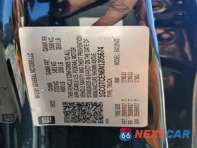 Zdjęcie 12 z 12 samochodu: 2022 CHEVROLET COLORADO LT VIN:1GCGTCEN6N1205674 - miniatura