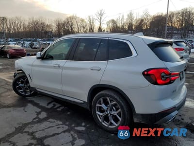 Drugie zdjęcie samochodu z przodu: 2023 BMW X3 XDRIVE30I VIN:5UX53DP09P9S88292 - miniatura