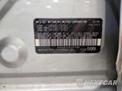 Zdjęcie 12 z 13 samochodu: 2014 MITSUBISHI LANCER ES/ES SPORT VIN:JA32U2FU1EU007699 - miniatura