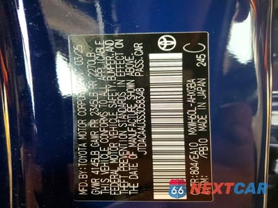 Zdjęcie 12 z 12 samochodu: 2025 TOYOTA PRIUS LE VIN:JTDACAAU3S3058348 - miniatura