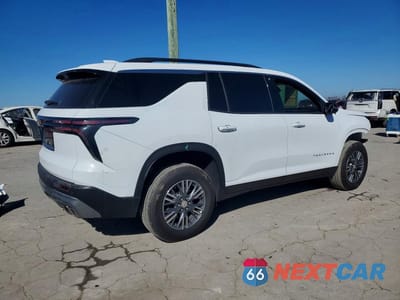 Trzecie zdjęcie samochodu z tyłu: 2025 CHEVROLET TRAVERSE LT VIN:1GNERGRS0SJ272027 - miniatura