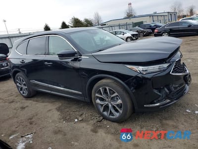 Czwarte zdjęcie samochodu z boku: 2024 ACURA MDX TECHNOLOGY VIN:5J8YE1H45RL007833 - miniatura