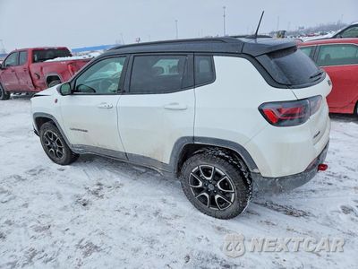 Drugie zdjęcie samochodu z przodu: 2024 JEEP COMPASS TRAILHAWK VIN:3C4NJDDN1RT133592 - miniatura