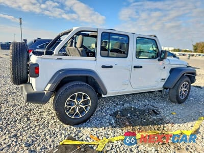 Trzecie zdjęcie samochodu z tyłu: 2024 JEEP WRANGLER SPORT VIN:1C4PJXDN0RW117162 - miniatura