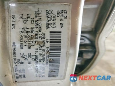 Zdjęcie 13 z 14 samochodu: 2001 TOYOTA 4RUNNER SR5 VIN:JT3HN86R210339146 - miniatura